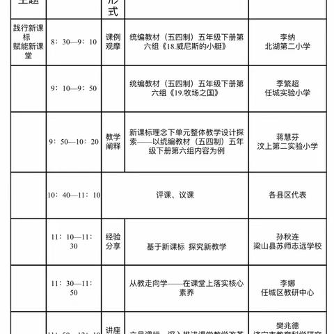 以标为领，以研为径——护驾山小学“全市小学语文新课程实施推进周”活动纪实