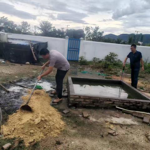 安罗村联合区直属机关工委开展周末卫生大扫除活动