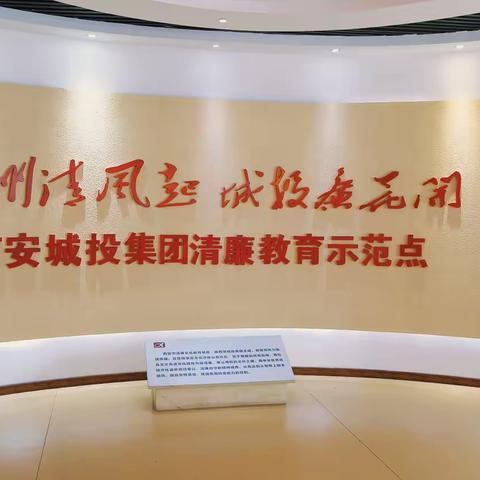 西安纺控直属党支部 赴西安城投集团清廉文化教育示范点开展主题党日活动