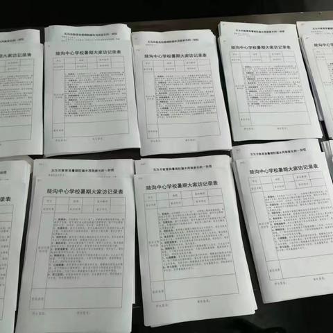 “家”点温暖  “访”见未来                                ——陡沟中心校（本部）2024年暑假大家访活动