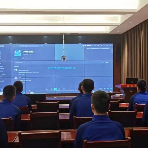 沣京路消防救援站开展学唱国家综合性消防救援队伍优秀原创歌曲活动