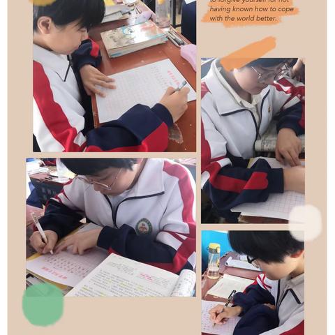 【关爱学生，幸福成长】笔墨留香，文化传承——第二实验中学八（9）班汉字书写活动