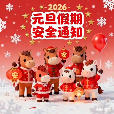 2026年元旦假期安全守护——致全体家长的温馨提示