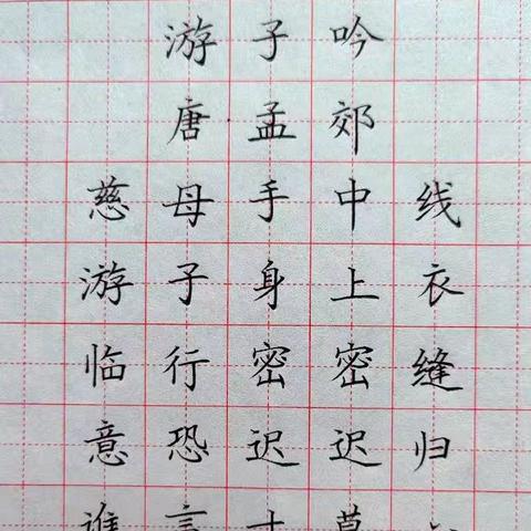 “墨香润校园，书法展风采”——东漳堡英才学校五三班
