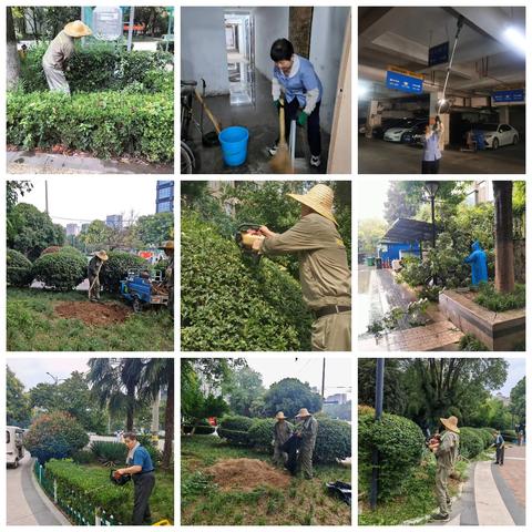 物业服务9月第1周工作周报