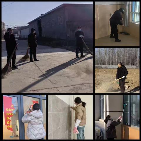 同心扮新校，聚力启新程——张庄镇大律小学新校搬迁卫生清扫纪实（二）