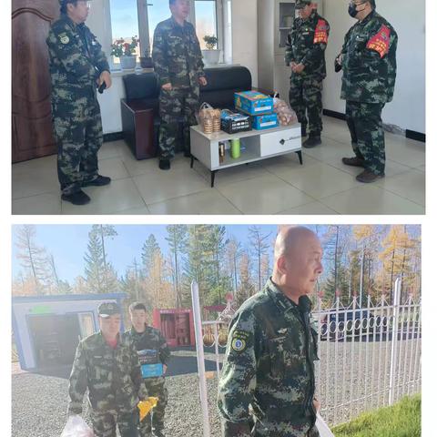 国庆慰问送温情 林海深处暖人心