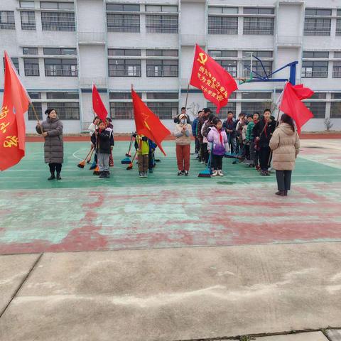 弘扬雷锋精神 倡导文明新风—武汉市新洲区李集街徐沟小学雷锋纪念日活动实录