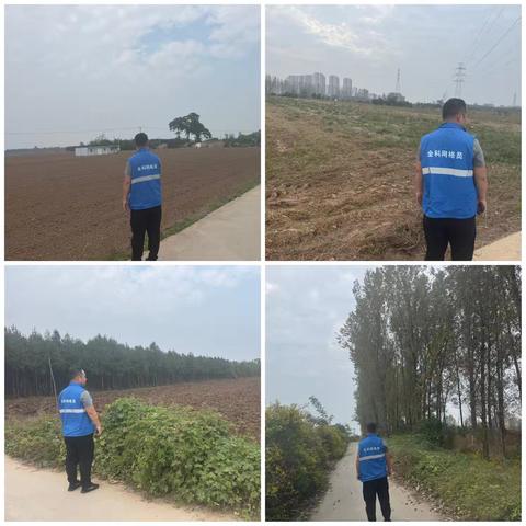 灵沼街道人机协同筑牢禁烧防控网