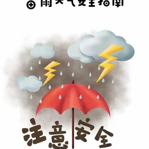 《防暴雨、防汛、防雷电安全告知书》—高丰小学