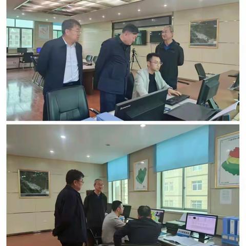县领导检查指导汛期气象服务及人工影响天气工作