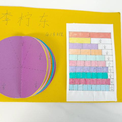 “玩转分数”有意义 ‍实践活动乐趣多