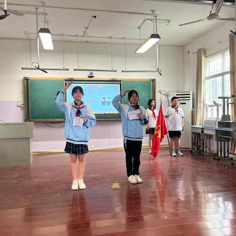 红领巾爱祖国——马影中心小学2024年入队仪式