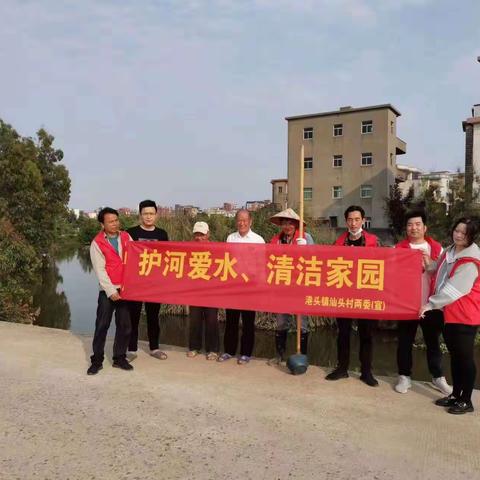 巡河不停歇，港头镇巡河在行动