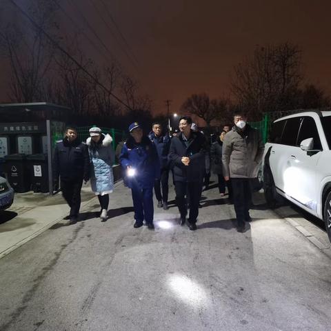东升镇党委副书记镇长辛果带队开展错时夜查