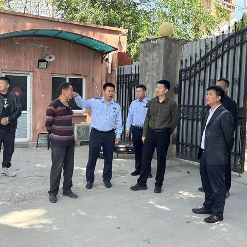 东升镇主要领导带队开展假期安全检查