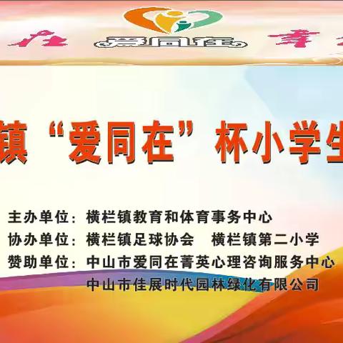 2024年横栏镇“爱同在”杯小学生足球锦标赛在横栏镇第二小学圆满落幕！