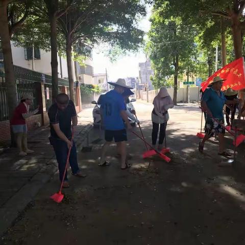 翁田社区居民委员会5月份六水共治党日活动