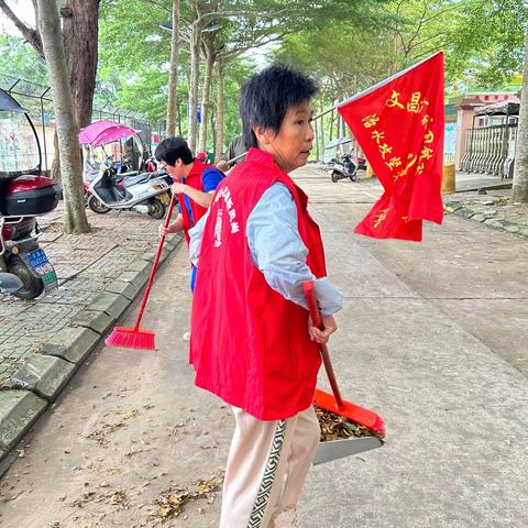 翁田社区居民委员会10月份“六水共治”党日活动