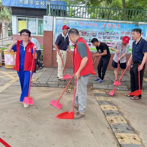 翁田社区居民委员会4月23日下午开展“六水共治”党日活动