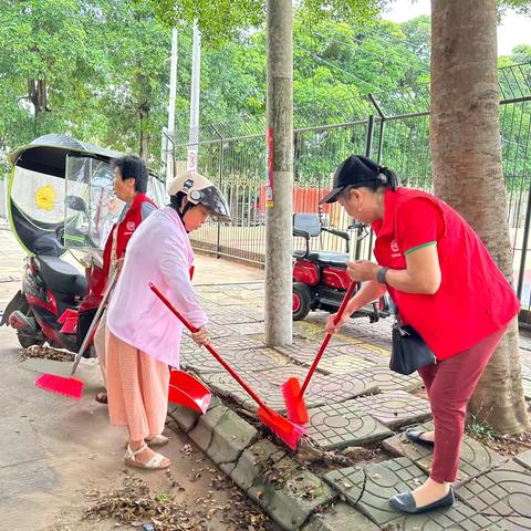 翁田社区居民委员会8月13日六水共治党日活动