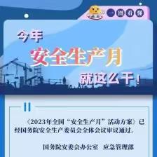 【安全专栏】人人讲安全，个个会应急——枨冲镇雏鹰博爱幼儿园2023年“安全生产月”知识宣传