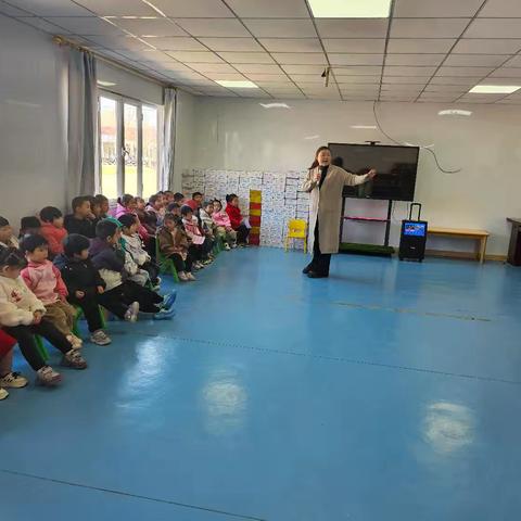 麦新镇台河口中心幼儿园趣味识字比赛