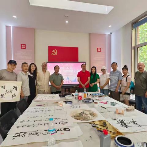 笔墨传情贺七夕 书画惠民进社区 甸柳第三社区七夕书画惠民活动暖心开展