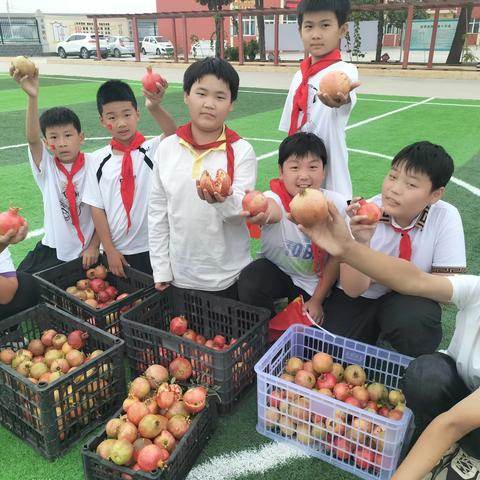 喜迎国庆节，共享文明果！ ——巩义市孝康路小学第一届石榴节