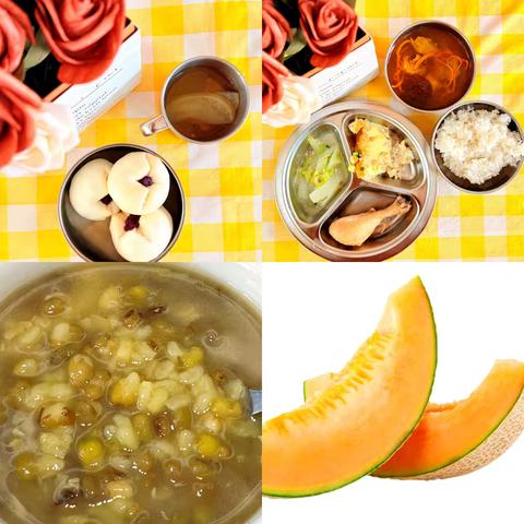 漳州台商投资区角美第二中心小学附属幼儿园 第17周食谱 ‍