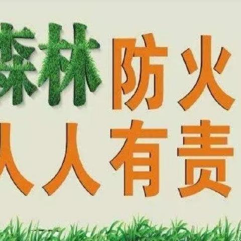 【森林防火  人人有责】旗直二幼森林防火知识宣传