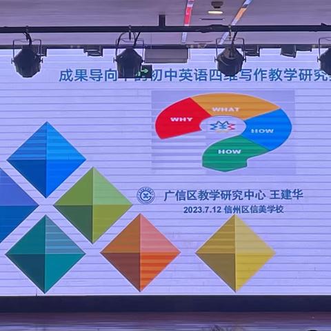 花开盛夏正当时，教研赋能新成长——信州区开展中小学英语教师素养提升活动