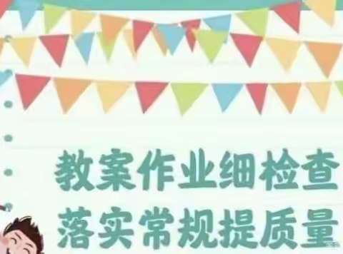 教案作业细检查，落实常规提质量——金洲小学教案作业检查总结