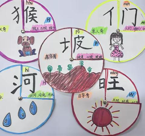 小小汉字  大大创意——凤凰双语小学自制“创意字卡”活动