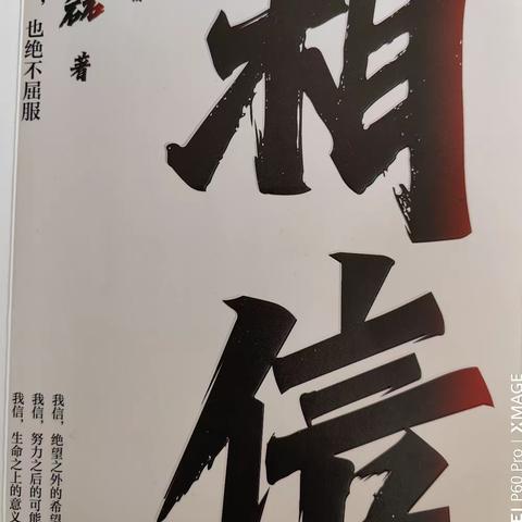 “忙”、“盲”、“茫”的工作让我很少有机会静下心来充实自己。一学期忙碌的工作后，漫长的寒假来临，于是走进了书店，买了几本书，静静的拜读了几本，从中印象最为深刻的就是蔡磊的这本!！《相信》