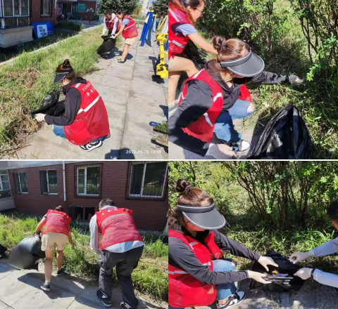 【富田社区】绿水青山就是金山银山  白色垃圾清理活动