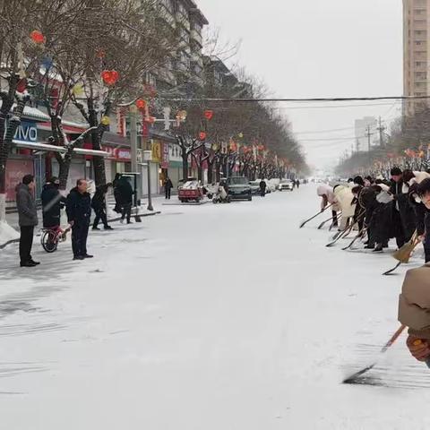 喜降瑞雪兆新春 清雪除冰暖人心