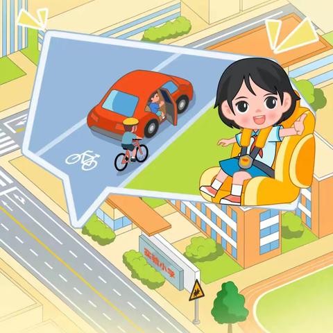 中小学生安全出行漫画与视频