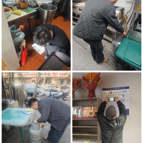 纸坊南村开展餐饮场所燃气安全检查