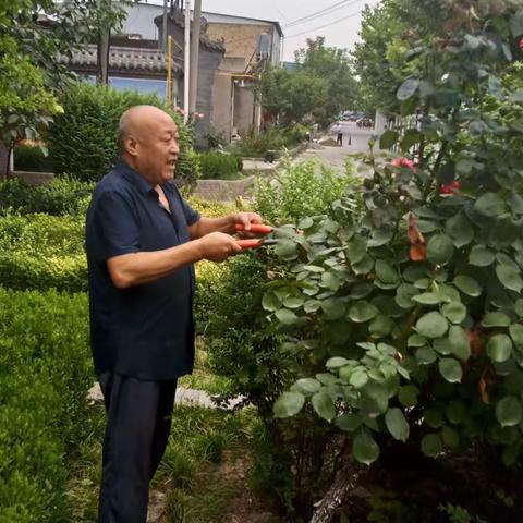 泾渭街道米家崖村全力以赴迎复审，守“卫”在行动！