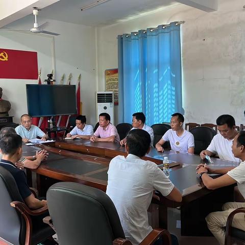 那大镇加平村党支部开展5月份主题党日活动