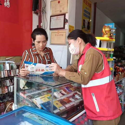 八所镇滨海社区网格员开展防火防灾安全知识宣传活动