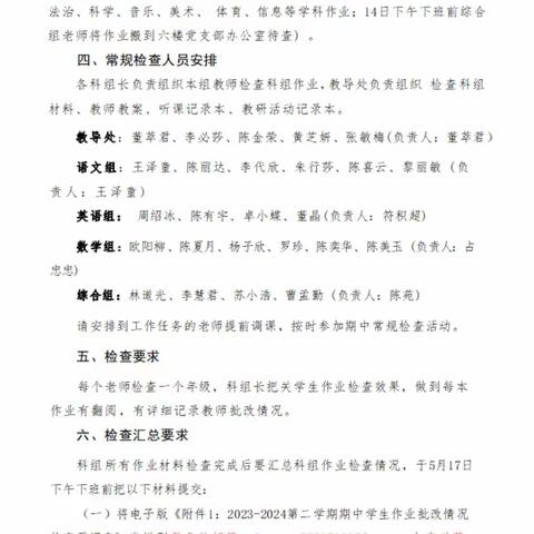 以检自省促成长，以查促教提质量——三亚市海棠区第一小学期中教育教学常规检查