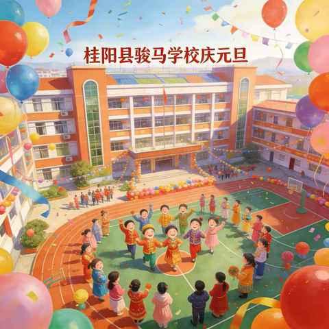 桂阳县骏马学校2026年元旦 ‍放假通知及温馨提示