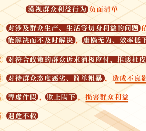 党纪学习教育·每日一课㊾丨这些行为漠视群众利益，将受相应处分