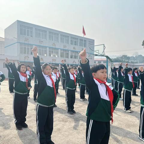 展体操活力 做阳光少年——东湖塘镇麻山小学举行阳光大课间两操比赛