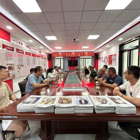 “退休不褪色 学习无止境” —— 高陵区军干所组织军休干部开展党纪学习教育主题党日活动