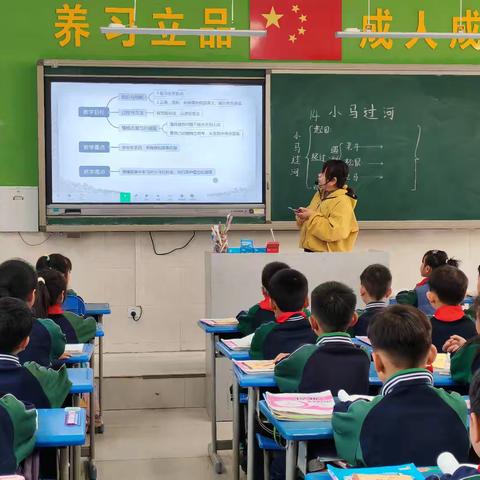 “小马过河”要动脑 勇于实践出真知——广平县第四实验小学低年级语文组教研