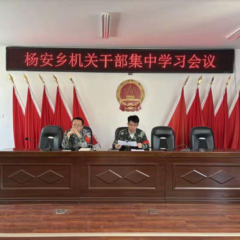 杨安乡5月11日工作动态