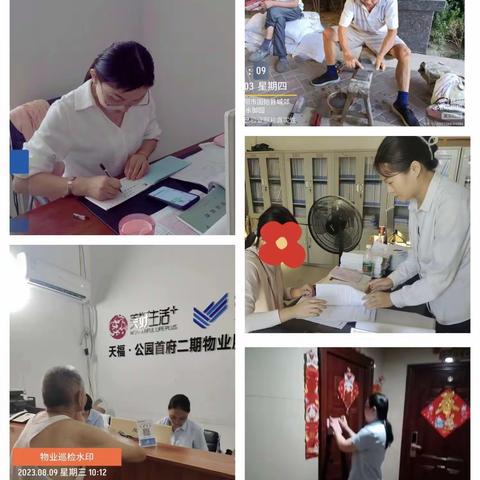 河南兰庭物业8月份工作简报